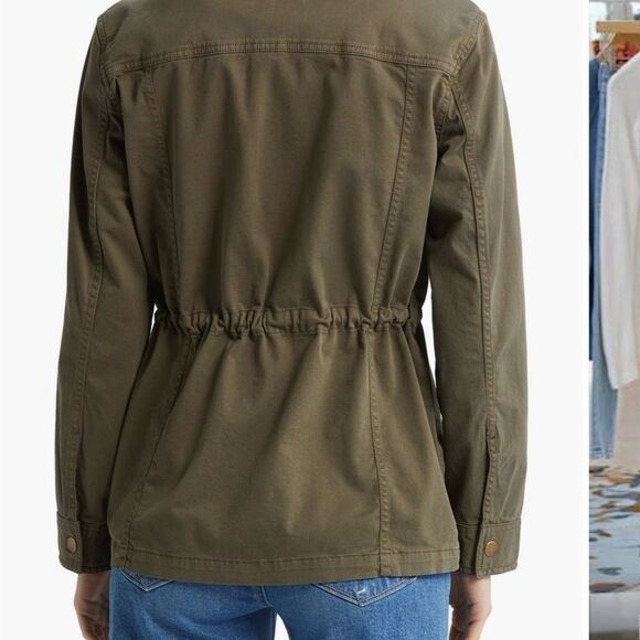 Caslon Olive Utility Jacket with Pockets - Picture 3 of 10